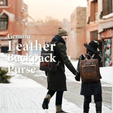 The Evander | Vintage-Inspired Leather Backpack