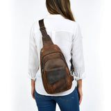The Soren | Old-World Leather Sling Bag