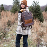 The Evander | Vintage-Inspired Leather Backpack