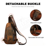 The Soren | Old-World Leather Sling Bag