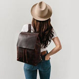 The Valmont | Buffalo Leather Backpack