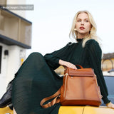 The Liora | Textured Leather Shoulder Bag