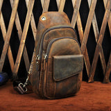 The Soren | Old-World Leather Sling Bag
