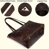 The Valeria | Classic Grain Leather Tote