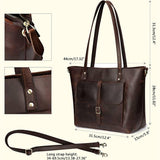 The Valeria | Classic Grain Leather Tote