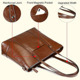 The Arabella | Chestnut Leather Tote Bag
