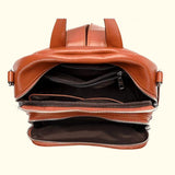 The Valenne | Refined Pebbled Leather Backpack
