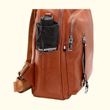 The Valenne | Refined Pebbled Leather Backpack
