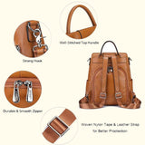 The Novira | Modern Leather Backpack