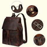 The Valmont | Buffalo Leather Backpack