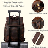 The Valmont | Buffalo Leather Backpack