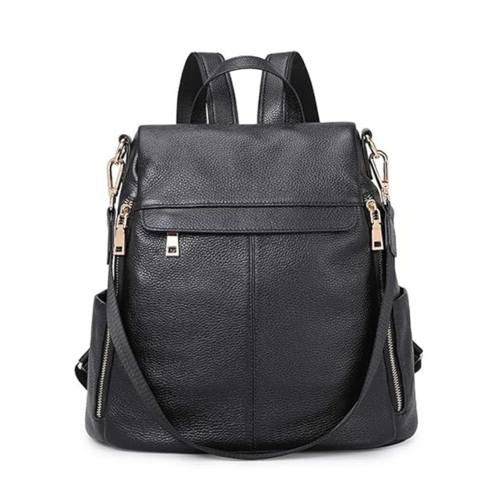The Liora | Textured Leather Shoulder Bag