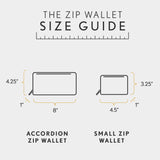 Accordions Zip Wallet