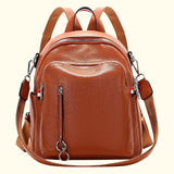 The Valenne | Refined Pebbled Leather Backpack