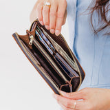 Accordions Zip Wallet