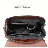 The Duclair | Premium Brown Leather Backpack