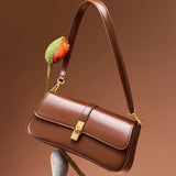 Elegant Brown Shoulder Bag
