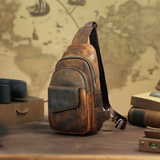 The Soren | Old-World Leather Sling Bag