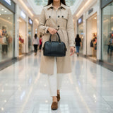 The Harperine | Premium Leather Boston Bag