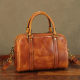 The Harperine | Premium Leather Boston Bag
